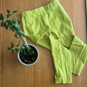 Kate spade chartreuse pants